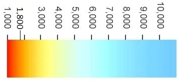 Couleur de lumiere de l'ampoule LED décorative