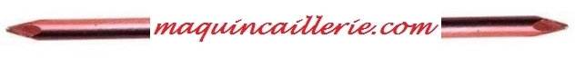 Logo maquincaillerie pointes cuivre