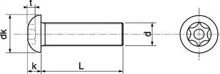 Schéma-vis-torx-tamper-inox